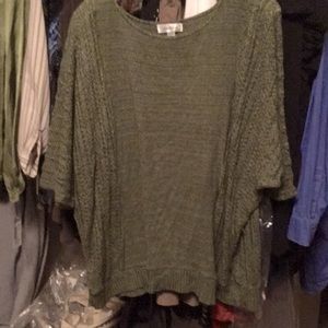 Dressbarn intricately highlighted sweater, neat and comfortable 3x